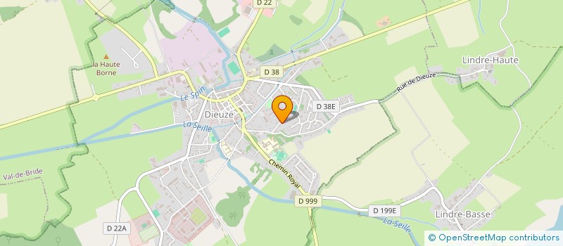 localisation de l'entreprise SCI FABBRI à DIEUZE