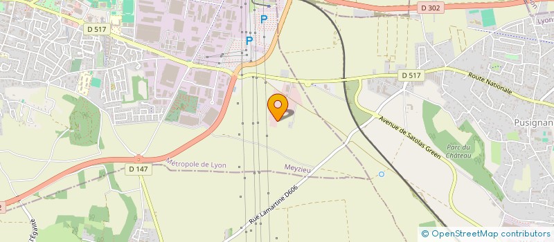 localisation de l'entreprise SCI FABBRI IMMOBILIERE  MEYZIEU