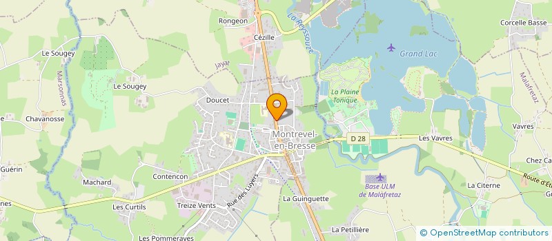 localisation de l'entreprise SCI FABD à MONTREVEL-EN-BRESSE