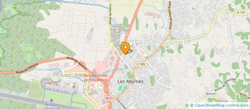 localisation de l'entreprise SCI FABDIAM  LES ABYMES