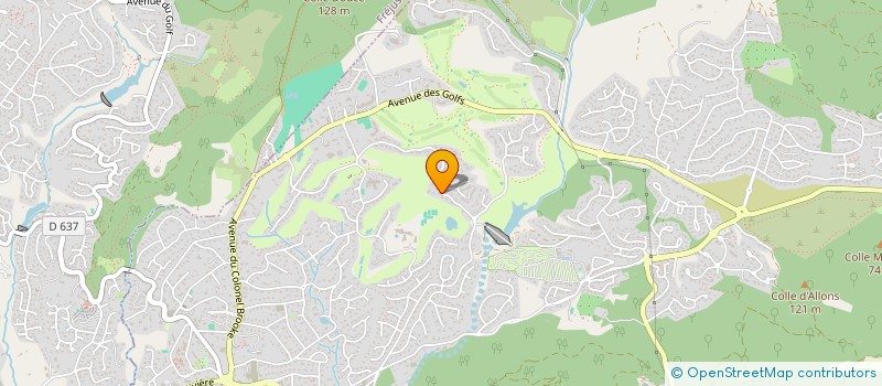 localisation de l'entreprise SCI FABDIN  SAINT-RAPHAEL