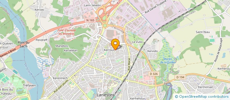 localisation de l'entreprise SCI FABE  LANESTER