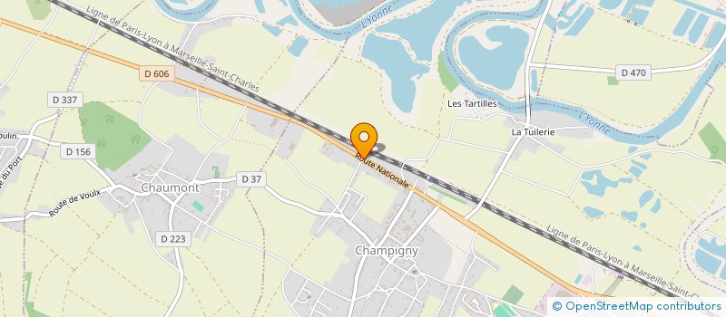 localisation de l'entreprise SCI FABECI  CHAMPIGNY