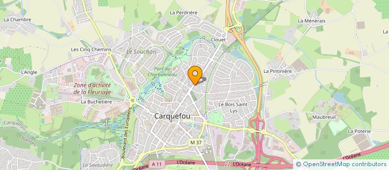 localisation de l'entreprise SCI FABELEART  CARQUEFOU