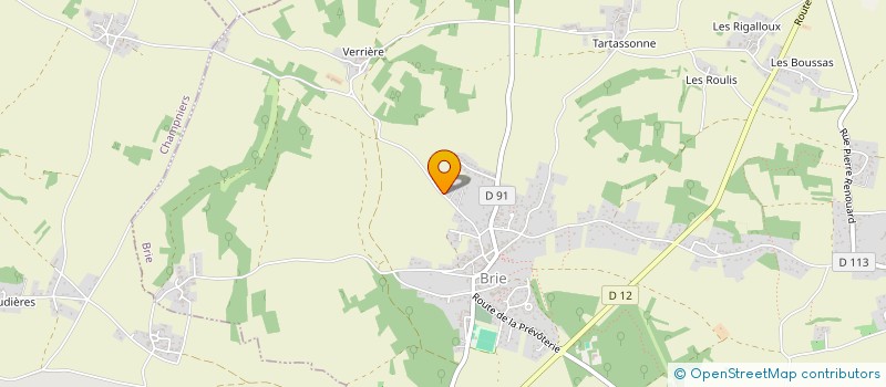 localisation de l'entreprise SCI FABELI à BRIE