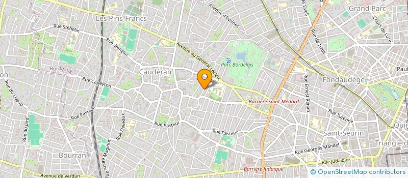 localisation de l'entreprise SCI FABELLE 13BIS  BORDEAUX