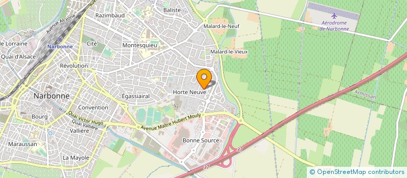 localisation de l'entreprise SCI FABELLE  NARBONNE