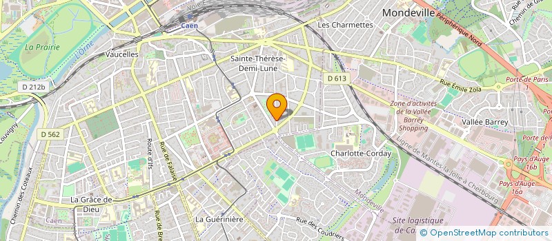 localisation de l'entreprise SCI FABELOTHI à CAEN