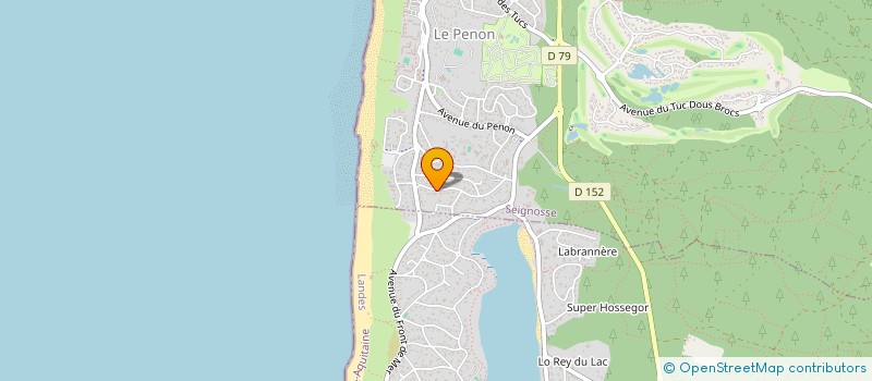 localisation de l'entreprise SCI FABELS  SEIGNOSSE