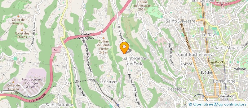 localisation de l'entreprise SCI FABEN à NICE
