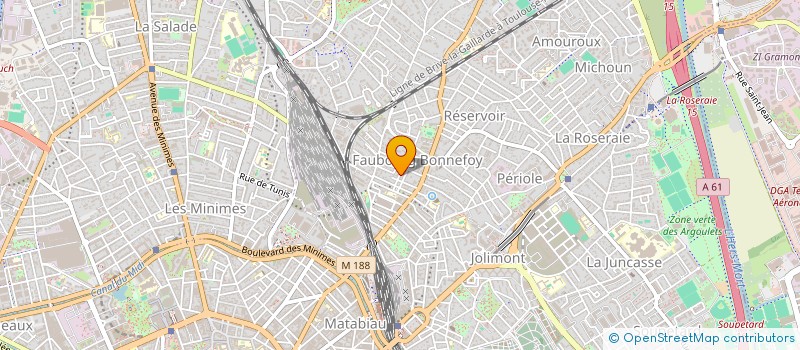 localisation de l'entreprise SCI FABER 3 à TOULOUSE