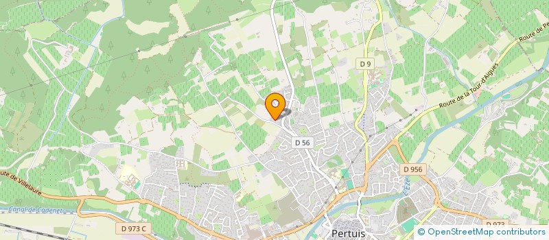 localisation de l'entreprise SCI FABER  PERTUIS