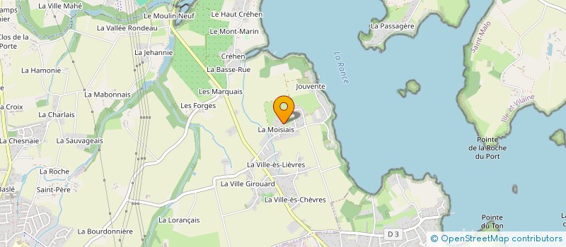 localisation de l'entreprise SCI FABERGE  PLEURTUIT