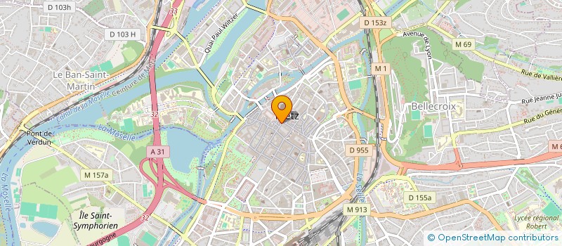 localisation de l'entreprise SCI FABERT  METZ