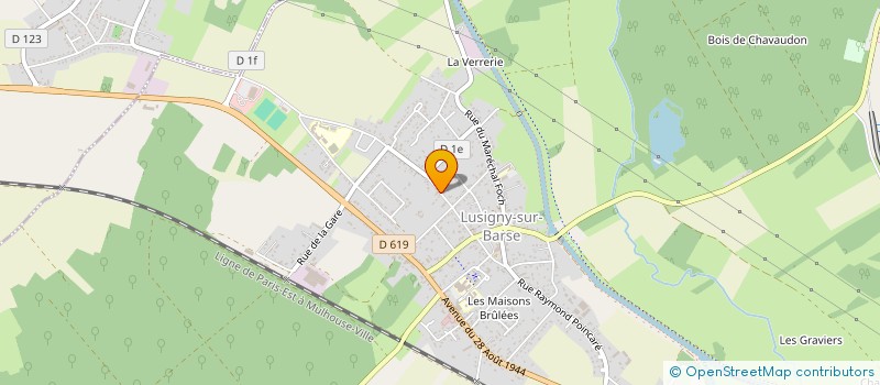 localisation de l'entreprise SCI FABERT à LUSIGNY-SUR-BARSE
