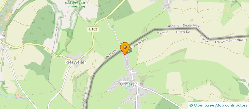 localisation de l'entreprise SCI FABES  SARREGUEMINES