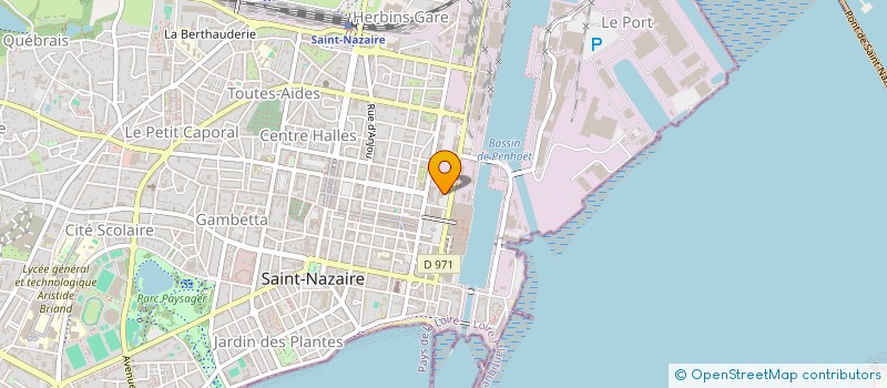 localisation de l'entreprise SCI FABHER  SAINT-NAZAIRE