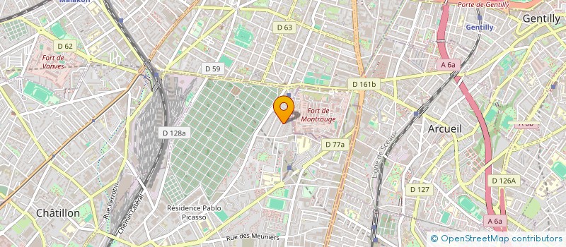 localisation de l'entreprise SCI FABIEN 2022 à BAGNEUX