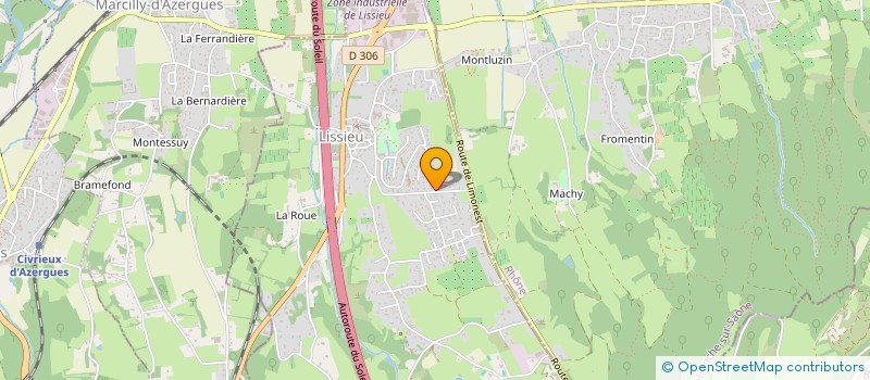 localisation de l'entreprise SCI FABIENNE  LISSIEU