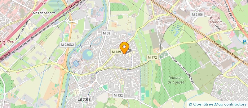 localisation de l'entreprise SCI FABIFAB à LATTES