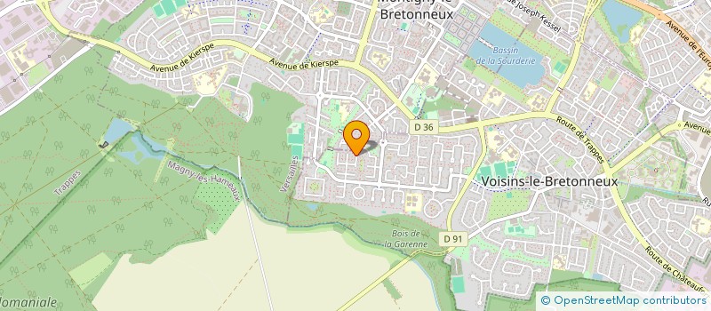 localisation de l'entreprise SCI FABIFAL  VOISINS-LE-BRETONNEUX