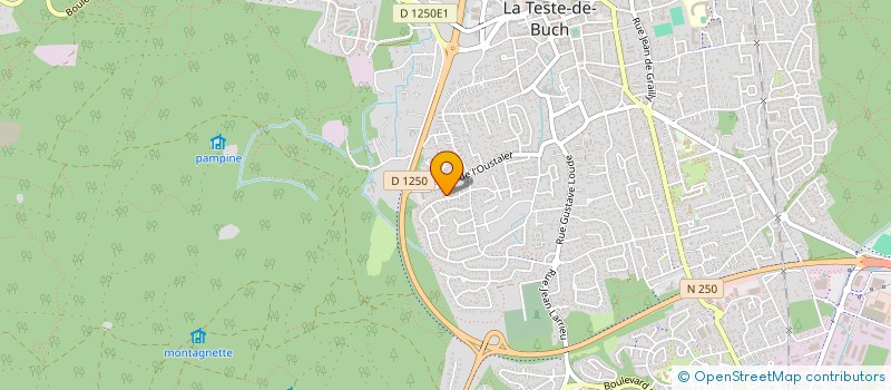 localisation de l'entreprise SCI FABILIA  LA TESTE-DE-BUCH