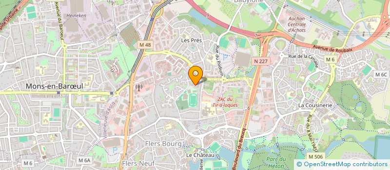 localisation de l'entreprise SCI FABILLE à VILLENEUVE-D'ASCQ