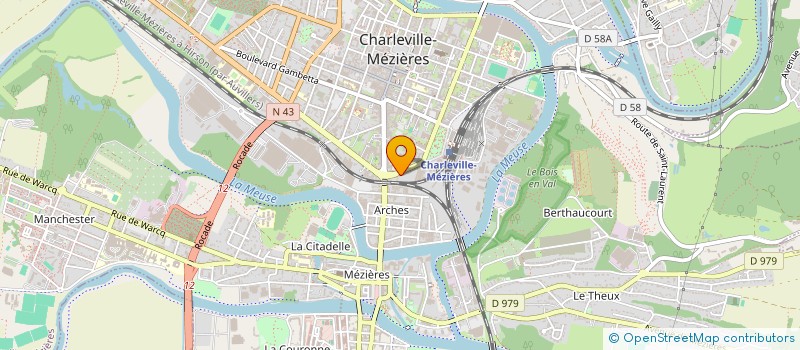 localisation de l'entreprise SCI FABIO  CHARLEVILLE-MEZIERES