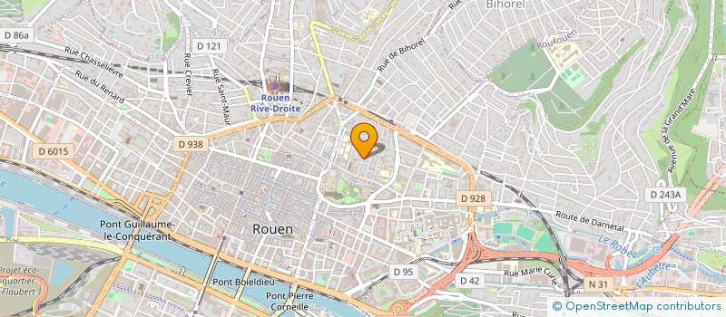 localisation de l'entreprise SCI FABIO  ROUEN