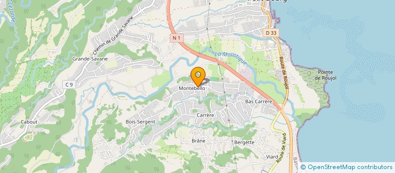 localisation de l'entreprise SCI FABIO LOCATION à PETIT-BOURG
