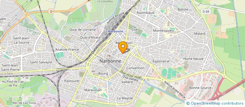 localisation de l'entreprise SCI FABIOCA à NARBONNE