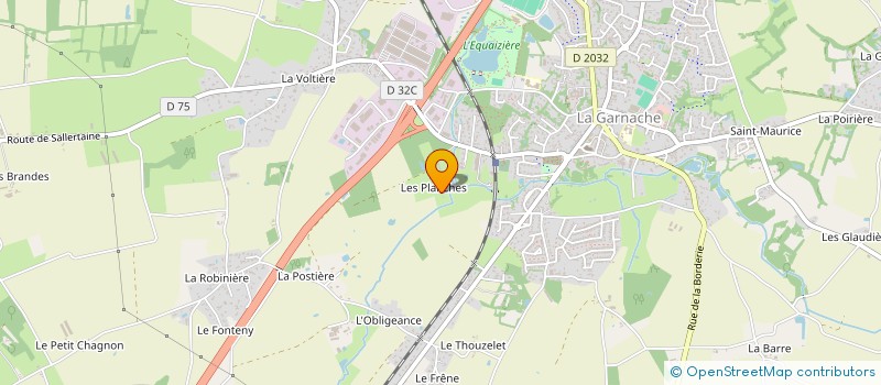 localisation de l'entreprise SCI FABIOLA  LA GARNACHE