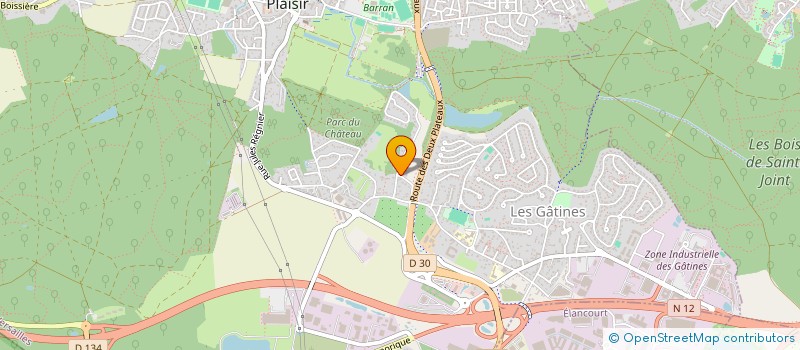 localisation de l'entreprise SCI FABISA 78  PLAISIR