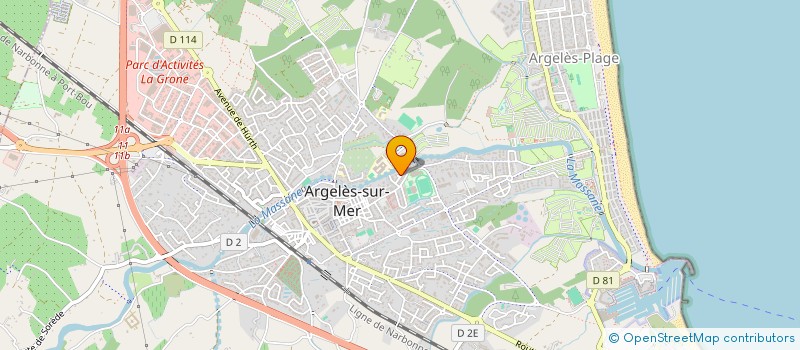 localisation de l'entreprise SCI FABKAT  ARGELES-SUR-MER