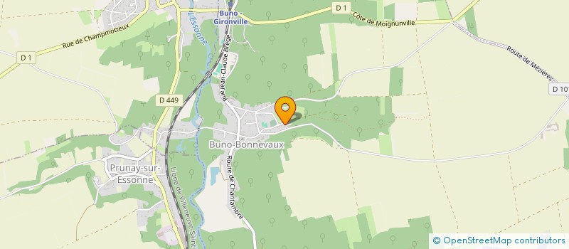 localisation de l'entreprise SCI FABLAE  BUNO-BONNEVAUX