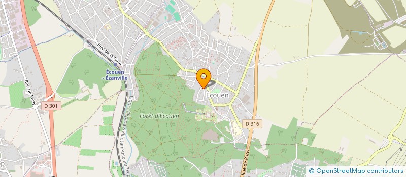 localisation de l'entreprise SCI FABLE  ECOUEN