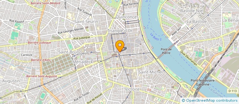 localisation de l'entreprise SCI FABLE  BORDEAUX