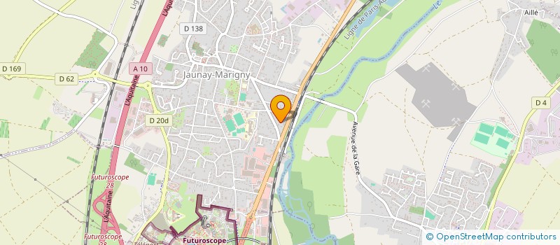 localisation de l'entreprise SCI FABLEM  JAUNAY-MARIGNY