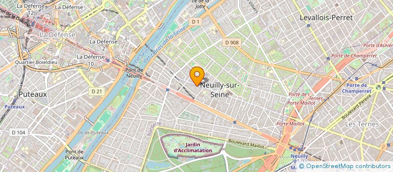 localisation de l'entreprise SCI FABLOC à NEUILLY-SUR-SEINE