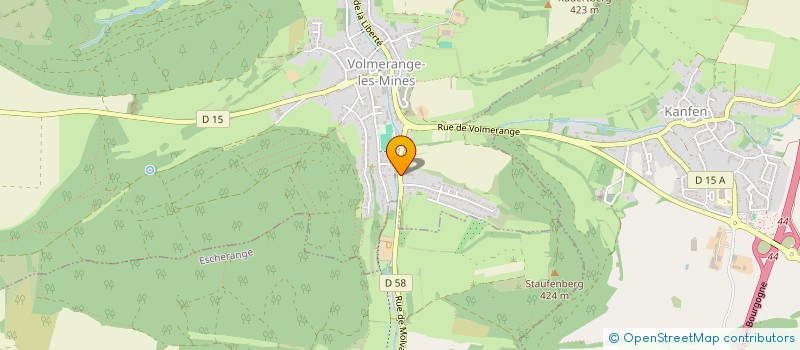 localisation de l'entreprise SCI FABOEL  VOLMERANGE-LES-MINES