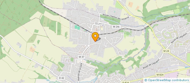 localisation de l'entreprise SCI FABRE  BRAX