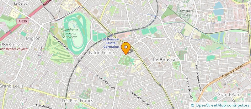 localisation de l'entreprise SCI FABRE  LE BOUSCAT