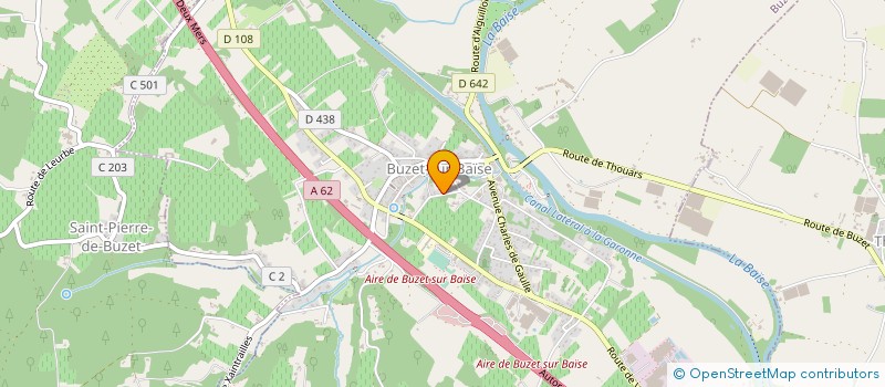 localisation de l'entreprise SCI FABRE BLANC  BUZET-SUR-BAISE