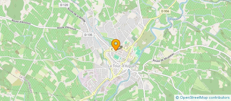 localisation de l'entreprise SCI FABRE FENECH  LA TOUR-D'AIGUES