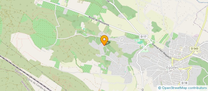 localisation de l'entreprise SCI FABREGUES  EGUILLES