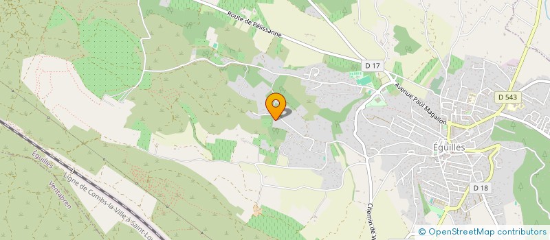 localisation de l'entreprise SCI FABREGUES  EGUILLES