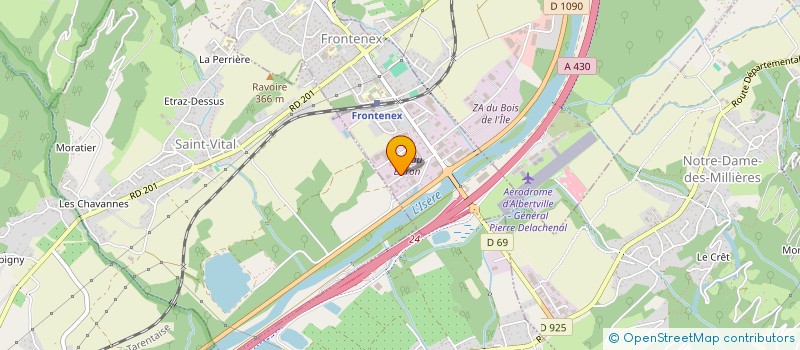 localisation de l'entreprise SCI FABREGUES  FRONTENEX