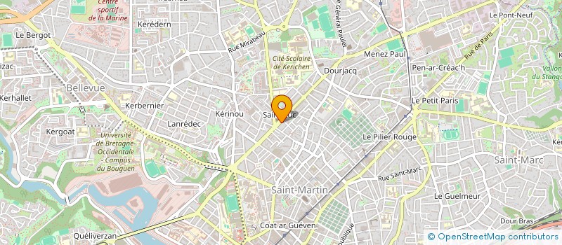 localisation de l'entreprise SCI FABRIC  BREST