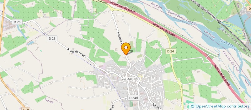 localisation de l'entreprise SCI FABRIC  CABANNES