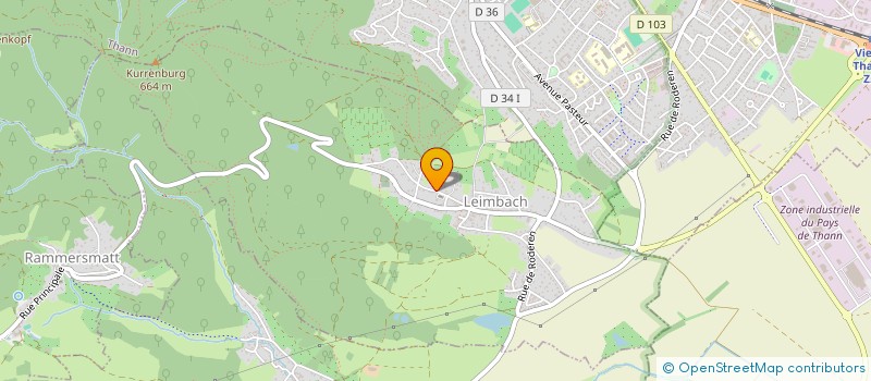 localisation de l'entreprise SCI FABRICE  VIEUX-THANN